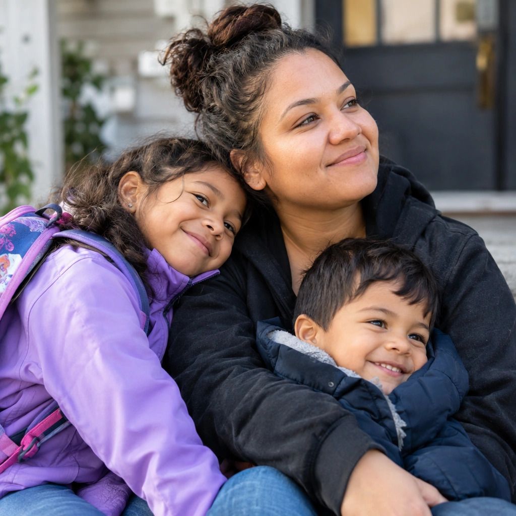 A Father and Students Help Single Mothers Get Back on the Road