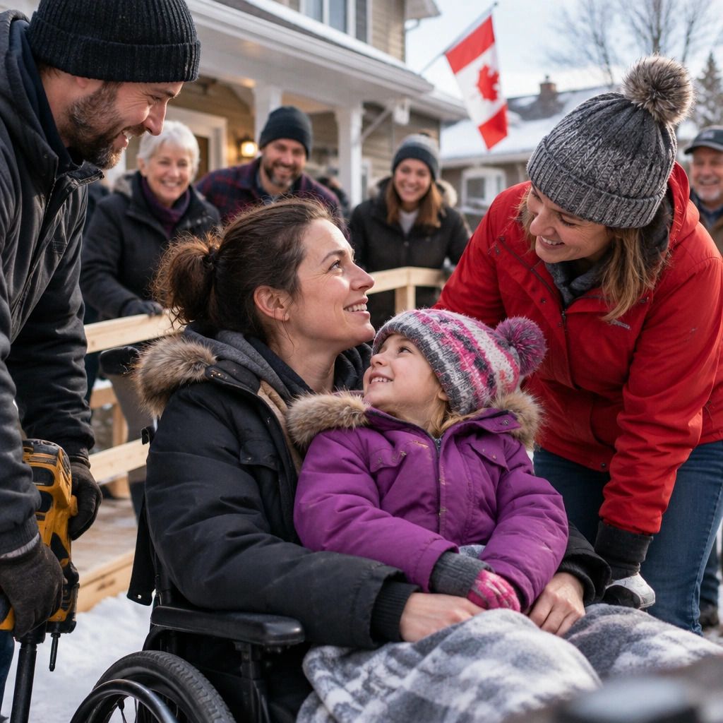 A Small Town Comes Together to Help a Girl Feel at Home